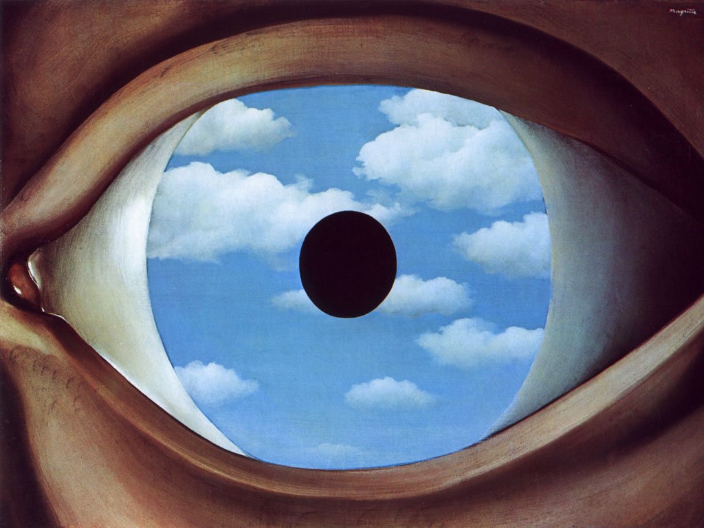 El espejo falso, René Magritte